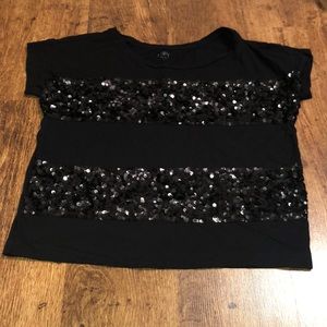 Anne Taylor Loft Top with Sequins(EUC)